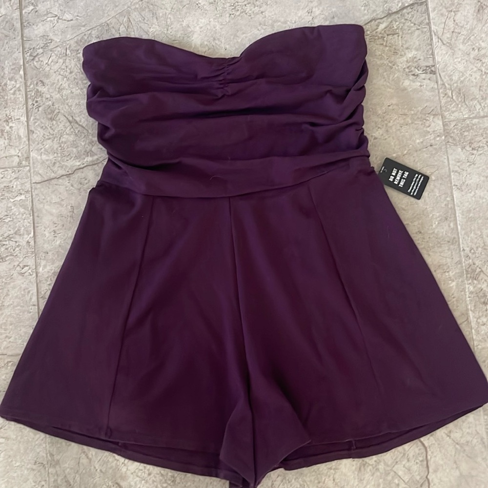 BWT Express Maroon romper